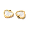 Ion Plating(IP) 304 Stainless Steel Heart Charms LS-STAS-A080-12G-3