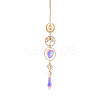 Glass Cone Hanging Suncatcher Prism Ornament PW-WG88031-01-1