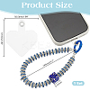 Alloy Glass Rhinestone Mobile Chain AJEW-AR0002-76-2
