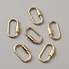 Alloy Screw Carabiner Lock Charms FIND-WH0111-370G-2