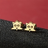 Stainless Steel Stud Earrings PW-WG95520-25-1