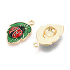 Alloy Enamel Pendants ENAM-N064-13KCG-04-2