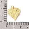 Brass Micro Pave Cubic Zirconia Pendants KK-K302-20D-G-3