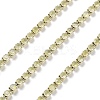 Iron Rhinestone Glass Cup Chain CH-U001-01R-2