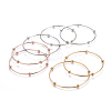 Fashion 201 Stainless Steel Bangle Sets BJEW-L664-023C-M-1-3