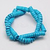 Synthetic Turquoise Beads Strands TURQ-G110-8x4mm-06-2