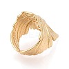 Ion Plating(IP) 304 Stainless Steel Cuff Open Rings for Women RJEW-N052-20G-3