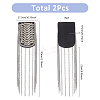 2Pcs Fashionable Iron Tassel Epaulettes FIND-FH0009-47-2