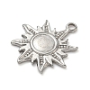304 Stainless Steel Pendants STAS-K267-14B-P-2