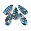 Dyed Synthetic Imperial Jasper Pendants G-P529-07D-1