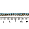 Electroplate Glass Beads Strands EGLA-P061-01A-01-4