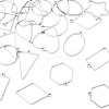 22Pcs 11 Styles 304 Stainless Steel Pendants STAS-TA0003-20-3