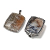Natural Mixed Gemstone Pendants G-Z070-01P-06-2