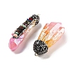Electroplated Raw Rough Natural Quartz Crystal Big Pendants G-B077-04A-01-2