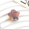 Cellulose Acetate(Resin) Star Hair Claw Clips OHAR-PW0003-030E-1