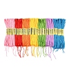 7 Sets 7 Colors Cotton Crochet Threads OCOR-FS0001-02B-1