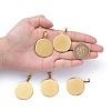 304 Stainless Steel Pendants LS-STAS-I140-17G-6