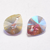Faceted Glass Rhinestone Pendants RGLA-F053-C-371PS-2