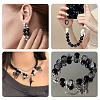 375Pcs 15 Styles DIY Jewerly Round Bead Kits DIY-AR0004-63-5