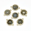 Natural Labradorite Links connectors G-E526-34G-2