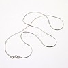 Tarnish Resistant Trendy Men's 304 Stainless Steel Herringbone Chain Necklaces LS-NJEW-M074-B-03-2