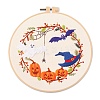 Halloween Themed DIY Embroidery Sets DIY-P021-A06-1