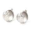 Rack Plating Brass Hoop Earrings for Women EJEW-Q770-19P-1