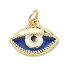 Brass Enamel Pendants KK-CBA3F25-04G-03-1