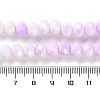 Electroplate Glass Beads Strands LAMP-S068-02Q-5