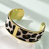 304 Stainless Steel Open Cuff Bangles for Women BJEW-K237-14G-2