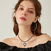 2Pcs Braided Round Leather Cord Necklace Making NJEW-BBC0001-19B-02-6