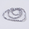 Electroplate Glass Beads Strands EGLA-J145-4mm-PL03-2