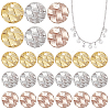 120Pcs 3 Colors Brass Charms KK-PH0004-70-1