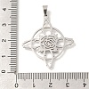 304 Stainless Steel Pendants STAS-S144-05P-A-3