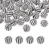 Natural Wooden Beads WOOD-TAC0010-04B-2
