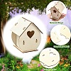 6 Sets 6 Styles DIY Bird's Nest Box WOOD-CJC0019-30-3