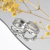 304 Stainless Steel Hoop Earrings for Women EJEW-C096-56P-4