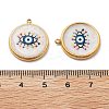 IP Plating(IP) 304 Stainless Steel Enamel Pendants STAS-A103-01G-01-3