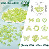 182Pcs 100G Transparent Acrylic Beads OACR-TA0003-66B-5