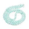 Transparent Crackle Glass Beads Strands CCG-L050-01B-07-3