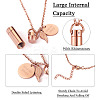 1Pc 304 Stainless Steel Column Urn Ashes Necklace DIY-TA0010-14A-4