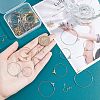 DIY Wire Wrap Ring Dangle Earring Making Kit DIY-UN0003-65-2