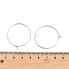 Brass Hoop Earring Findings KK-R112-038D-3