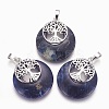 Natural Sodalite Pendants G-F573-C14-1