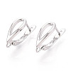 Brass Hoop Earring Findings KK-N267-27P-1