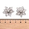 Acrylic Rhinestone Flower Flat Back Cabochons RSB027-06-3