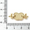 Rack Plating Brass Micro Pave Clear Cubic Zirconia Butterfly Links Connector Charms KK-K385-102G-02-3