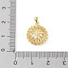 925 Sterling Silver Micro Pave Clear Cubic Zirconia Pendant Cabochon Settings STER-G036-12G-3