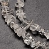 Natural Quartz Crystal Beads Strands G-P035-16-2