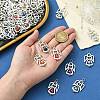 60Pcs 15 Colors Acrylic Pendants PALLOY-CJ00097-4